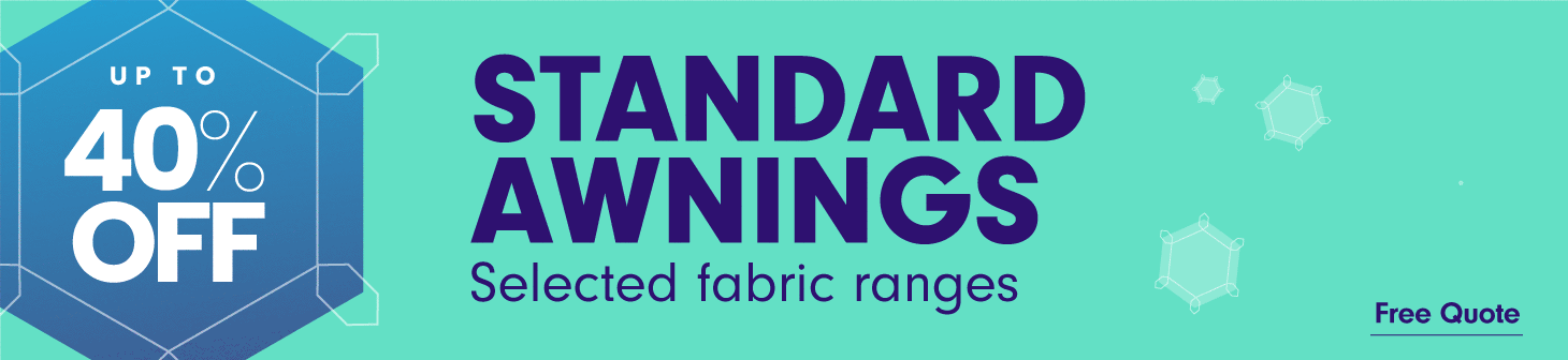 40% Off on standard awnings
