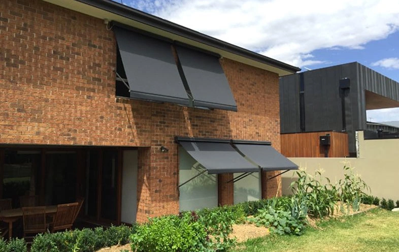 Pivot arm Window Awnings